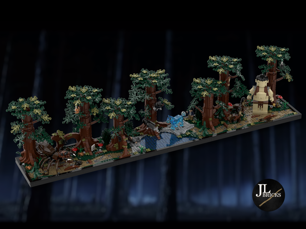 Lego Forbidden Forest Scenery