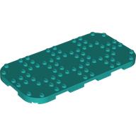 Lego Plate Round Corners 8 x 16 x 2/3 Circle with Reduced Knobs