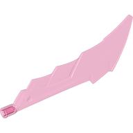 Lego Large Figure Weapon Sword with Axle Connector / Trans-Dark Pink