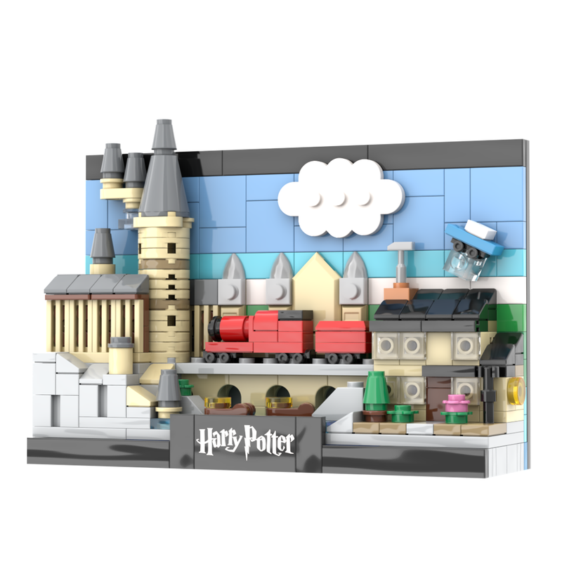 Lego Harry Poter postcard