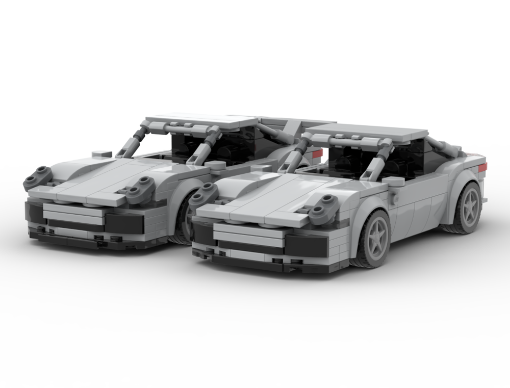 Lego Porsche 911 996 and 911 996 GT3