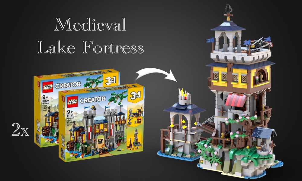 Lego Medieval Lake Fortress