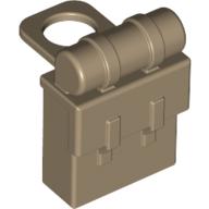 Lego Minifig Neckwear Backpack Non-Opening / Dark Tan