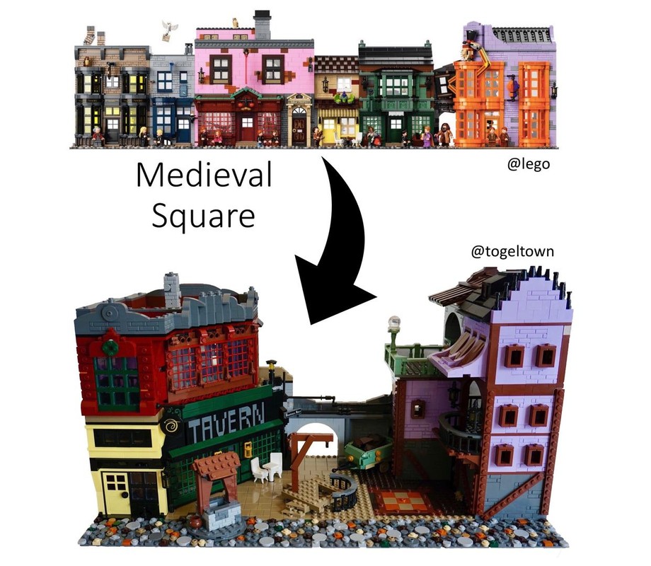 Lego Medieval Square