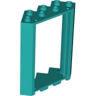 Lego Door Frame 4 x 4 x 6 Corner / Dark Turquoise