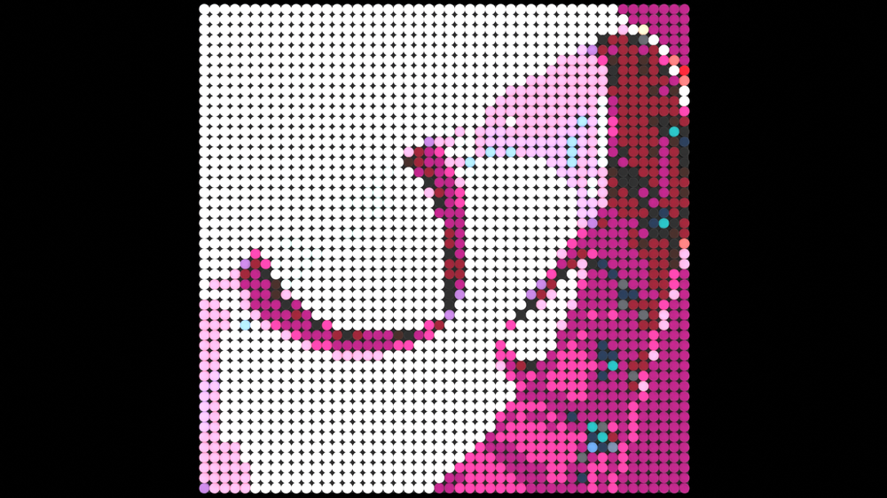 Lego Spider Gwen Mosaic