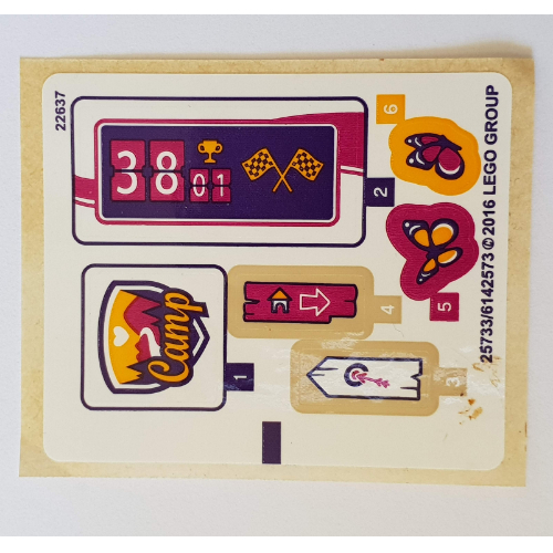 Lego Sticker Sheet for Set 41121-1