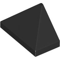 Lego Brick Sloped 45° 2 x 1 Triple with Inside Stud Holder / Black