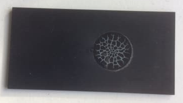 Lego Tile 8 x 16 with Bottom Tubes, Textured Surface with Dark Bluish Gray Cracks Pattern (Sticker) - Set 76057