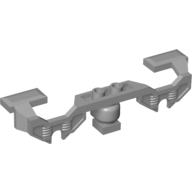 Lego Train Motor Decorative Side 10 x 2 x 2 with Open Hub Points (for RC Train Motor) / Light Bluish Gray