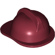 Lego Helmet Fire / Dark Red