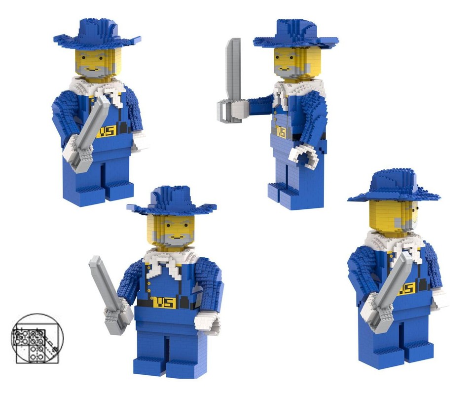 Lego Maxi Figure Cavalry Colonel