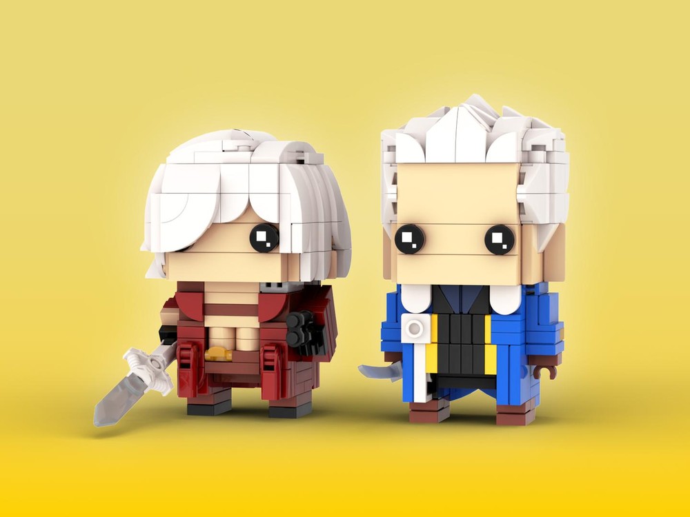 Lego Dante & Vergil Brickheadz LEGO MOC - Devil May Cry