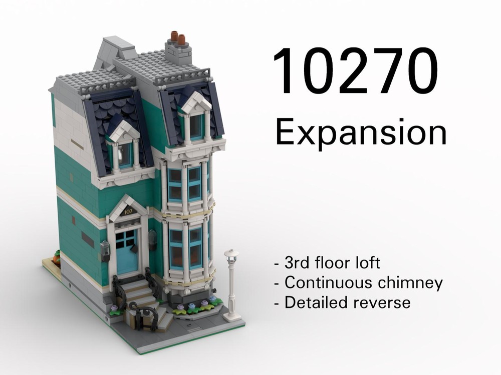 Lego 10270 Townhouse Expansion Mod