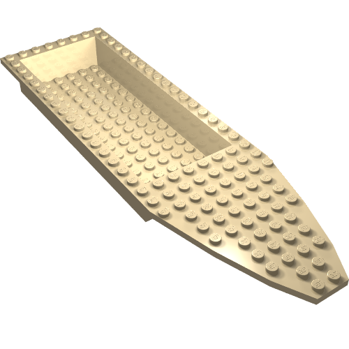 Lego Boat Deck 8 x 28 x 3 / Tan