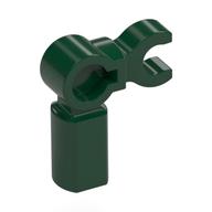 Lego Bar Holder with Clip and 90° Angle (Mechanical Leg) / Dark Green