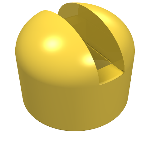 Lego Lever Small Base / Yellow