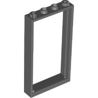 Lego Door Frame 1 x 4 x 6 Type 2 / Dark Bluish Gray