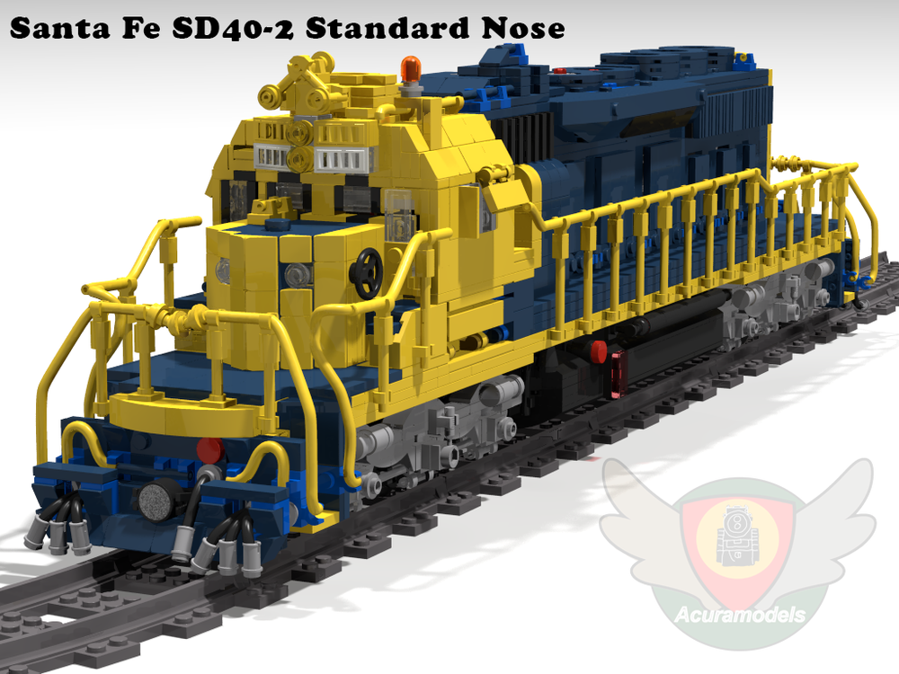 Lego Atchison Topeka and Santa Fe EMD SD40-2