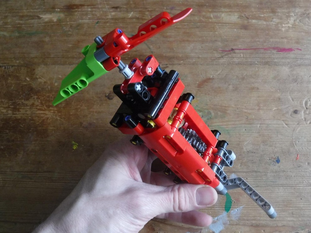 Lego Handheld Hand Powered Cooling Fan
