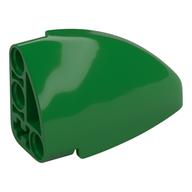 Lego Technic Panel Round Corner 5 x 3 x 2 Left / Green