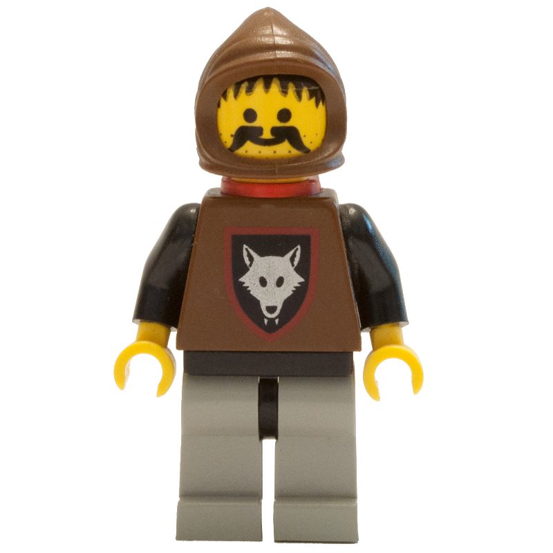 Lego Fighter (Wolfpack) - Brown Hood