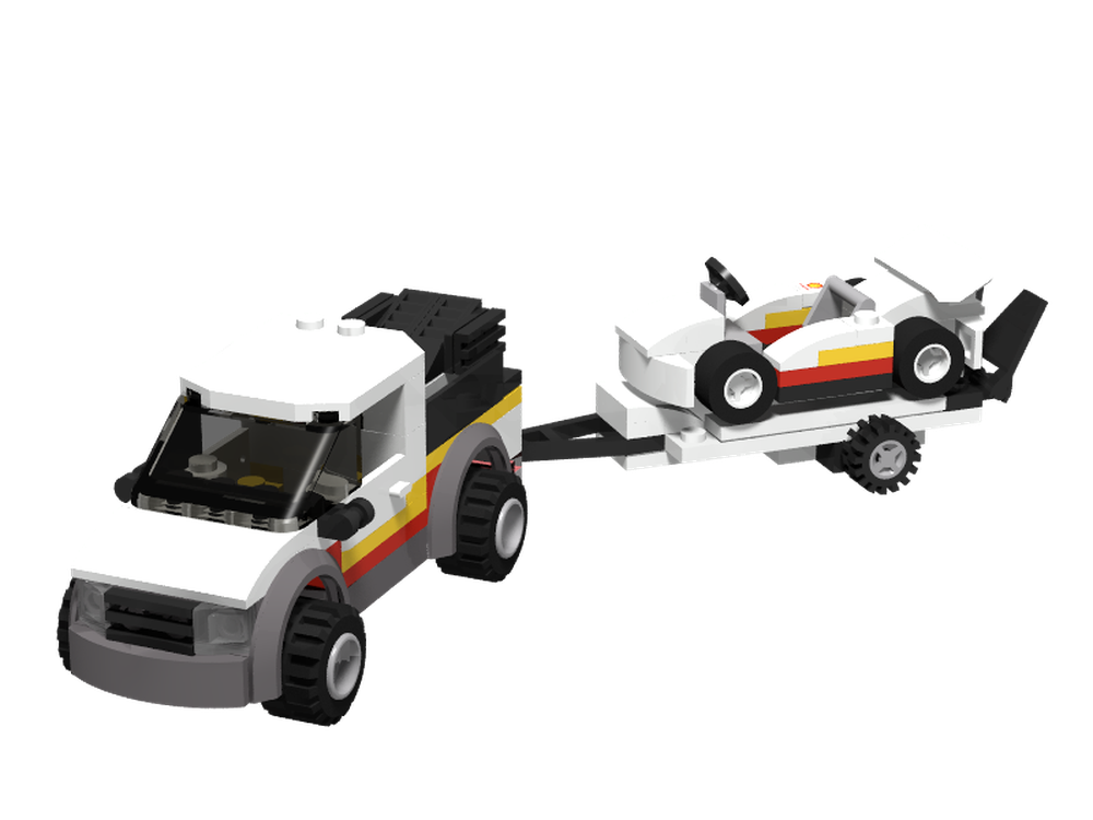 Lego Shell Go karts transporter