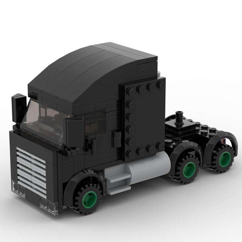 Lego Red flat nose american truck