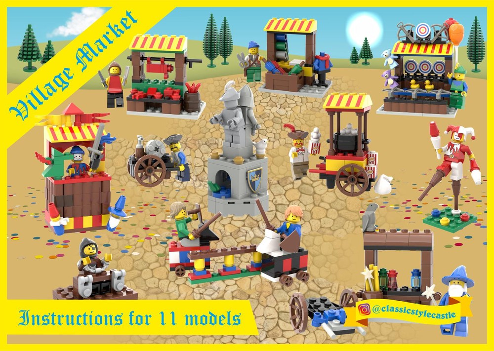 Lego Village Market