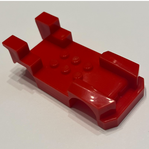 Lego Vehicle Base 4 x 8 with Front Bumper and Tall Extended Rear Fenders
