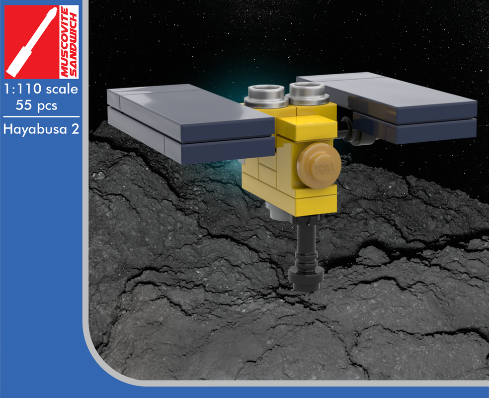 Lego Hayabusa2 (Saturn V scale)