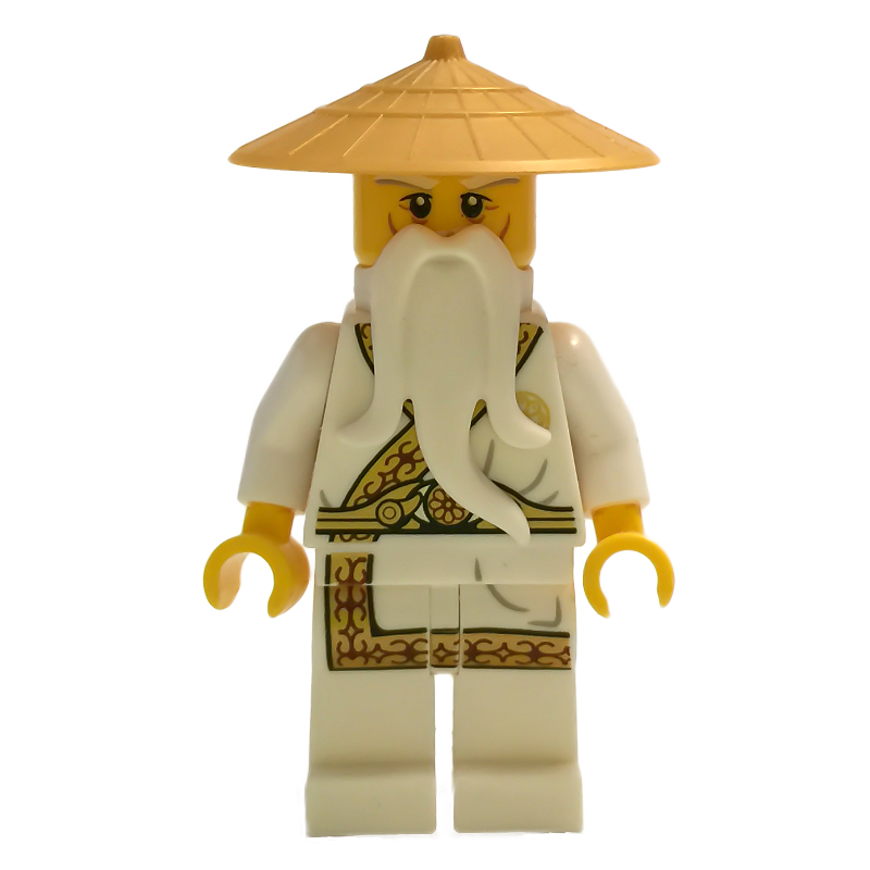 Lego Master Wu in Gold Trimmed Outfit