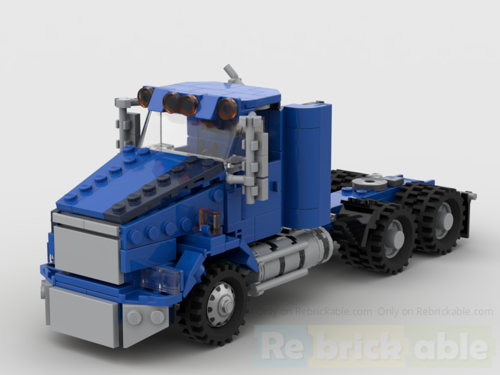 Lego Kenworth T800 Semi Cab V2