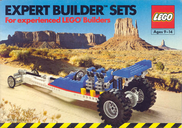 Lego 1983 Medium Technic Expert Builder Foldout - Catalog & Poster (101917/102017-US)