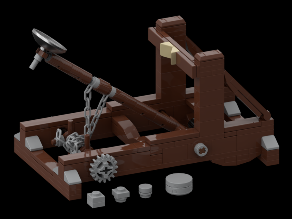 Lego Working Catapult (Onager)