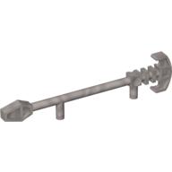 Lego Weapon Staff (Matau) / Pearl Light Gray