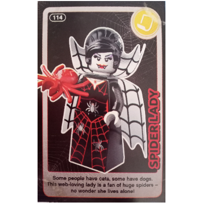 Lego Trading Card, Create The World - Spider Lady