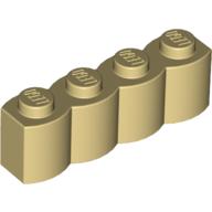 Lego Brick Special 1 x 4 Palisade [aka Log] / Tan