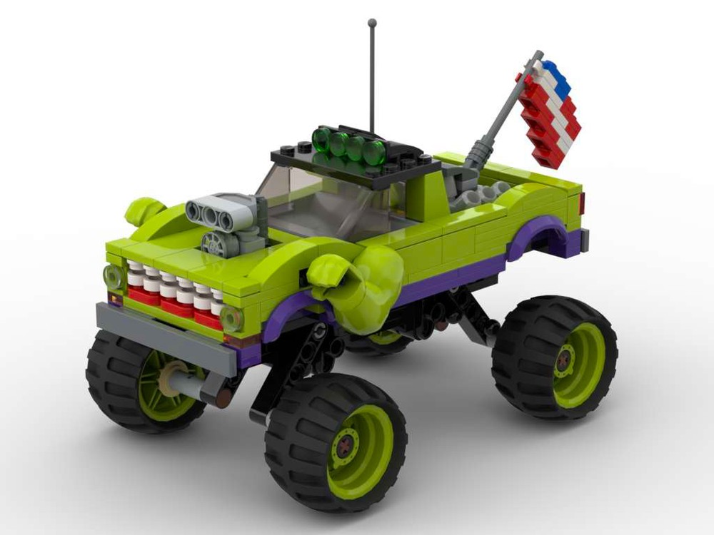 Lego Hulk Monster Truck