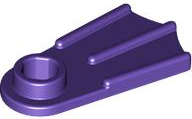 Lego Minifigure Footgear Flipper / Dark Purple