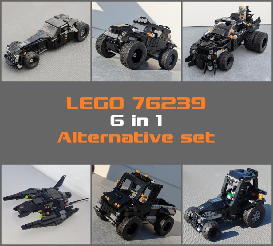 Lego 76239 6 in 1 Alternative set