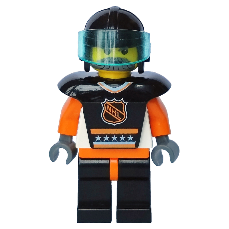 Lego Hockey Player Black Vest #7
