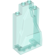 Lego Rock Panel 2 x 4 x 6 / Trans-Light Blue