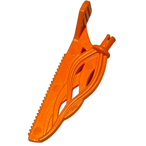 Lego Large Figure Weapon Flame with Ski / Orange