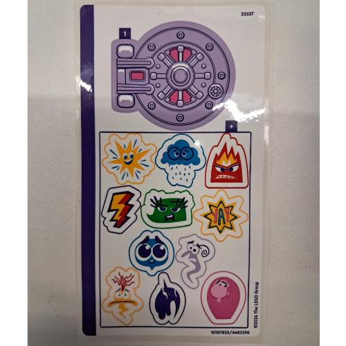 Lego Sticker Sheet for Set 43248-1 / [No Color/Any Color]