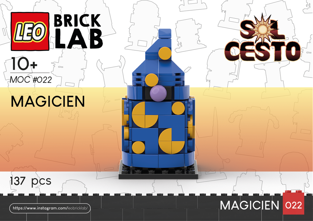 Lego Magicien (Sol Cesto) – BrickHeadz Style