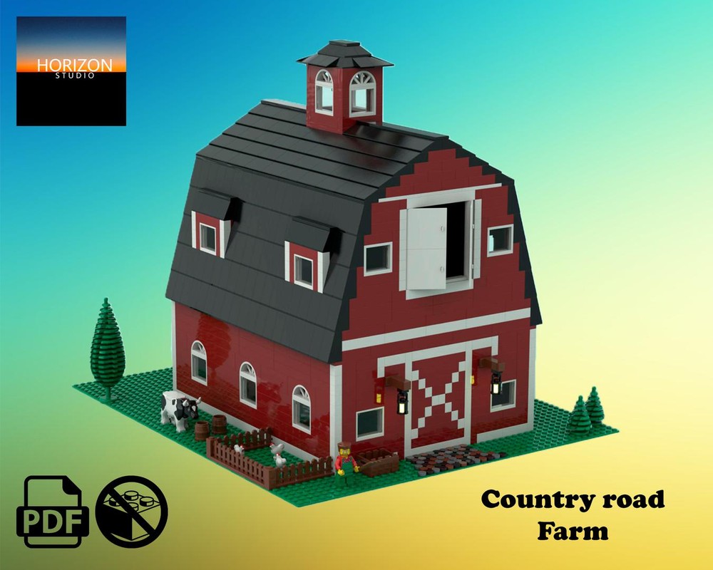 Lego Country road - Farm