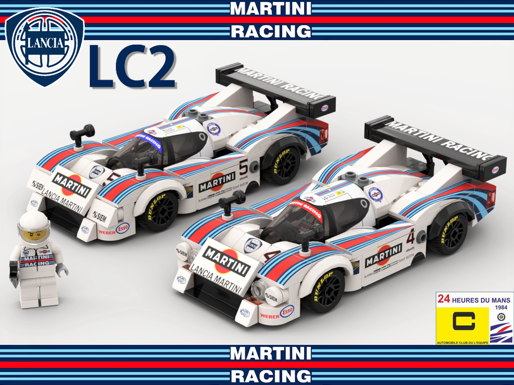 Lego Lancia LC2 Martini Racing - Group C (1984)