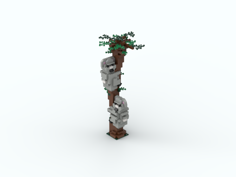 Lego Tree hugging koalas