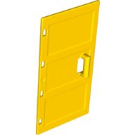 Lego Duplo Door 1 x 3 1/2 x 6 with Handle, and 4 Hinges / Yellow